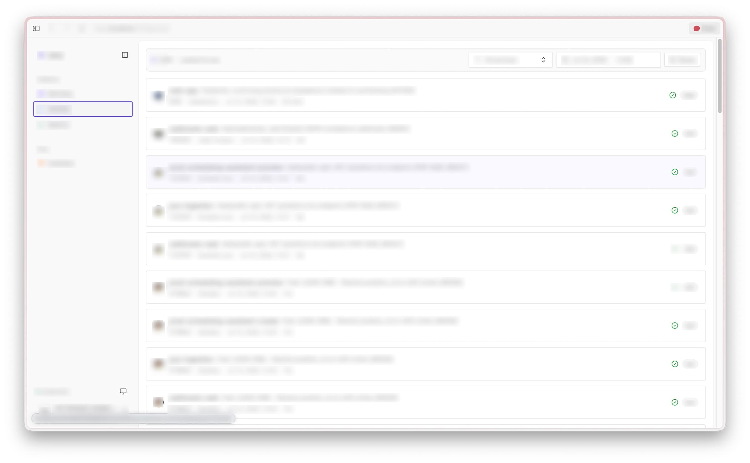 maki activity feed: a live list of deploys across services with commit hashes, authors, timestamps, and durations.