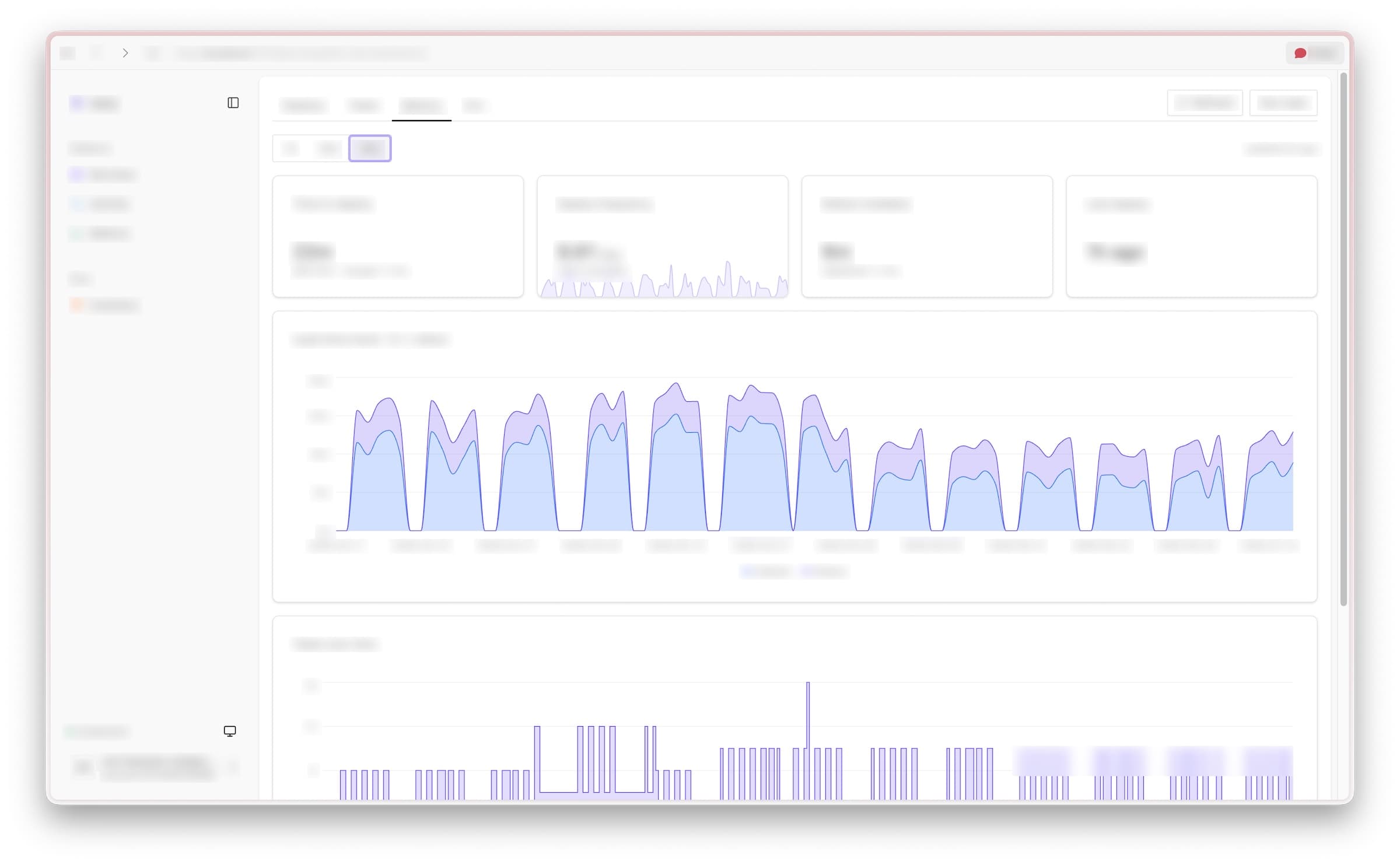 maki metrics view: DORA cards for time to deploy, deploy frequency, and rollout median, above a 90-day lead-time trend chart.